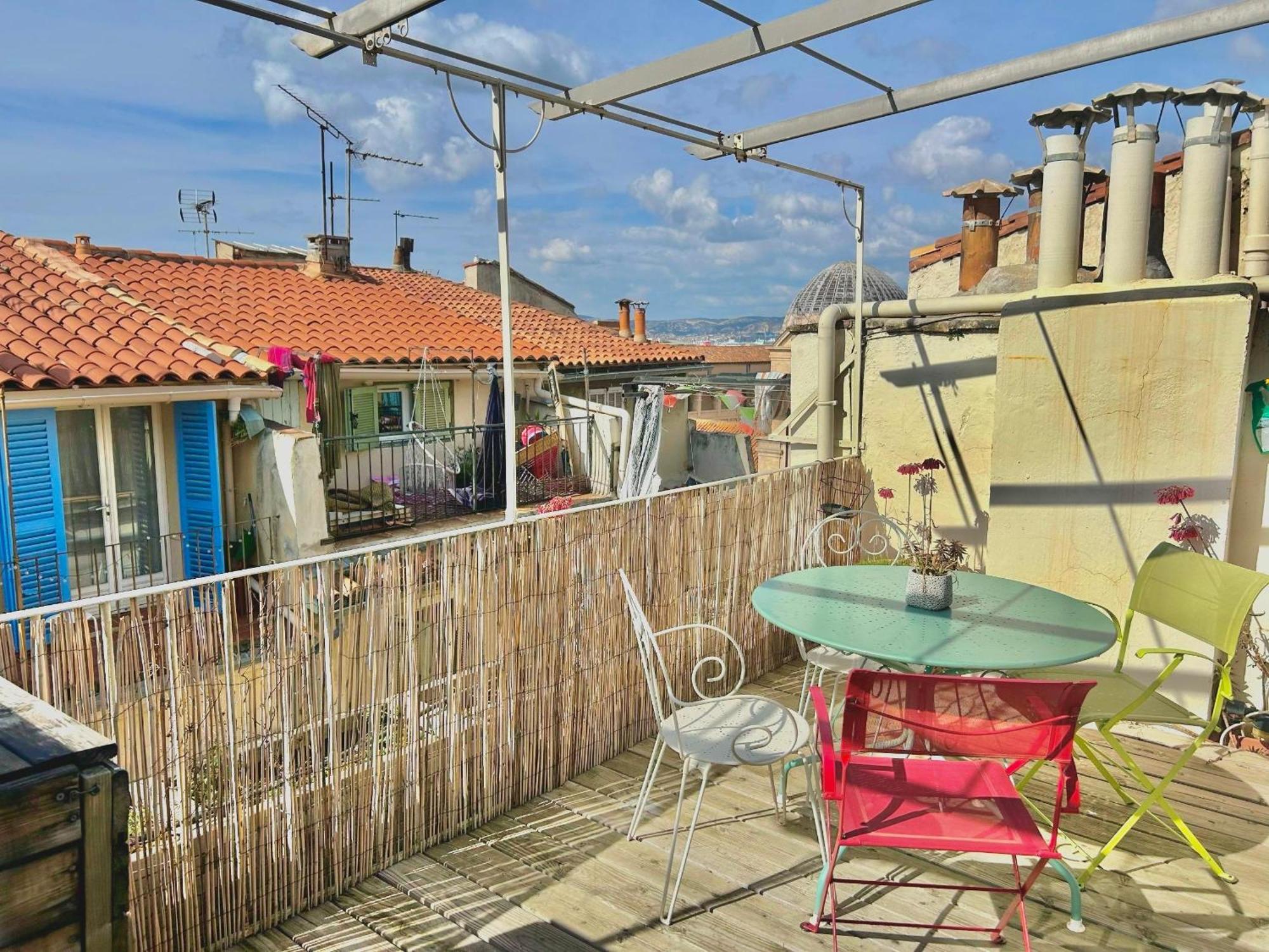 Le Panier - Joli Duplex Centre Ville Historique Avec Grande Terrasse Et Balneo Proche Vieux Port Marseilles Buitenkant foto